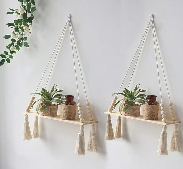  Lafos HandiCraft- 1pc Tassel Decor Wall Hanging 