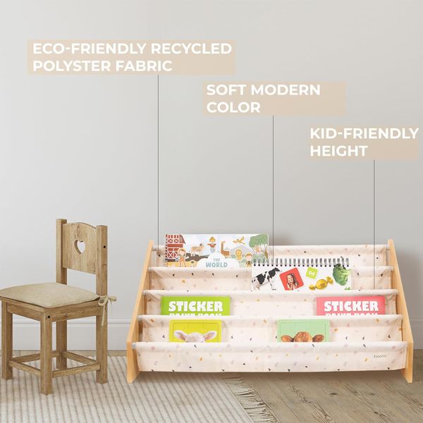  LAFOS Decorative Bookshelf for Kids - Beautiful Shelf to Display All Books of Your Little One-Funiture for kid 