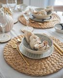  Lafos HandiCraft- Natural Hand-Woven Water Hyacinth Placemats-Household Basket 
