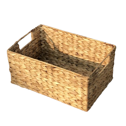  Lafos HandiCraft- Water Hyacinth with Handle/ Baskets for Organizing Bathroom 