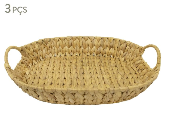  Lafos HandiCraft-Tray Water Hyacinth 