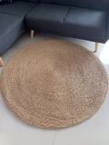  Lafos HandiCraft-Plain Hand Woven Seagrass Round Carpet 
