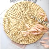  Lafos HandiCraft Decor- Round Water Hyacinth rug 