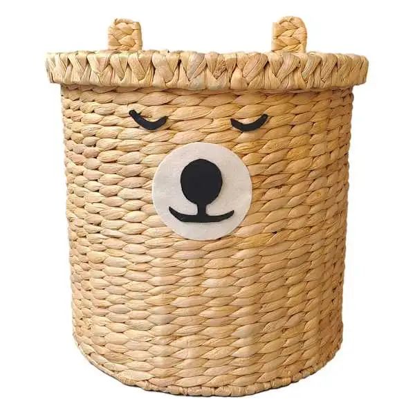  Lafos HandiCraft-Water Hyacinth Laundry Hamper 