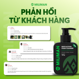  Combo 3 Chai Sữa Rửa Mặt Nam Da Dầu Trắng Da Ngừa Mụn MILIMAN Multi – Action Foam Cleanser 168g 