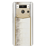  METAVERTU 2 MAX Generation Luxury Custom Made Gold Plain Weave with Diamond Himalaya Alligator White 