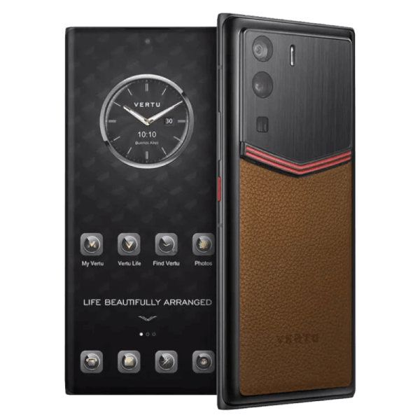  METAVERTU Enameled Calf Leather Brown Pro 