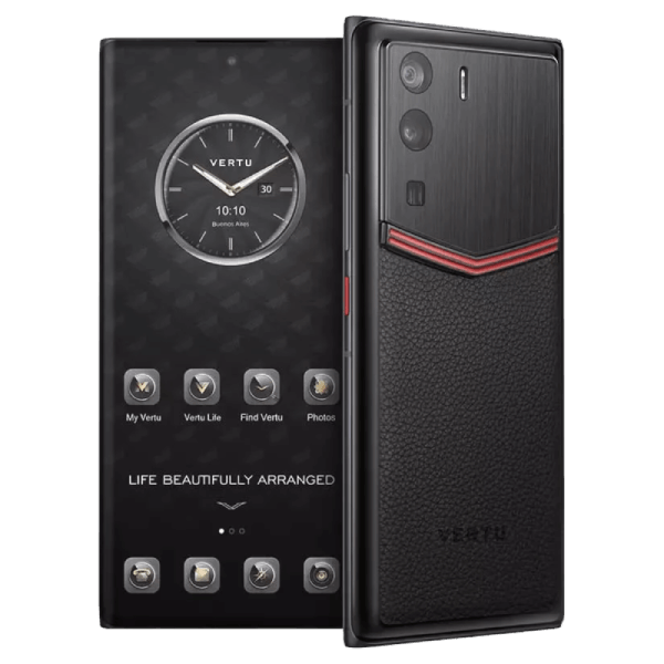  METAVERTU Enameled Calf Leather Black Pro 