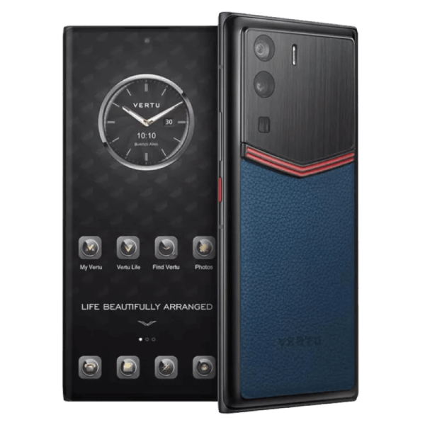  METAVERTU Enameled Calf Leather Blue Pro 