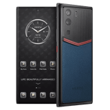  METAVERTU CURVE Enameled Calf Leather Blue Basic 