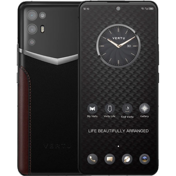 iVERTU 5G Stitching (Black & Red) Calf