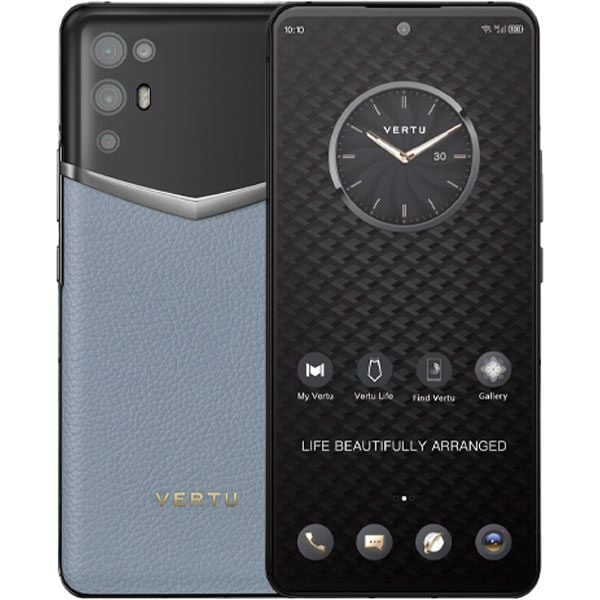  iVertu 5G Calf Leather Ice Blue 