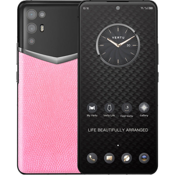 iVERTU Lizard Leather Peach Pink