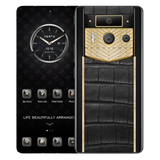  METAVERTU 2 MAX Generation Custom Gold V Shaped with Diamonds Alligator Black 