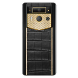  METAVERTU 2 MAX Generation Custom Gold V Shaped with Diamonds Alligator Black 