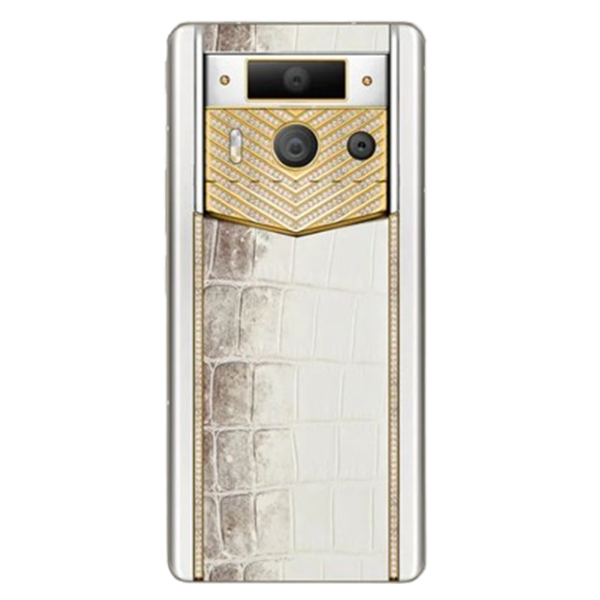  METAVERTU 2 MAX Customized Himalaya Alligator Leather White 