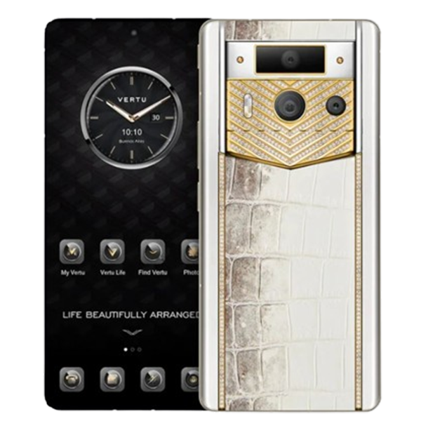 METAVERTU 2 MAX Customized Himalaya Alligator Leather White