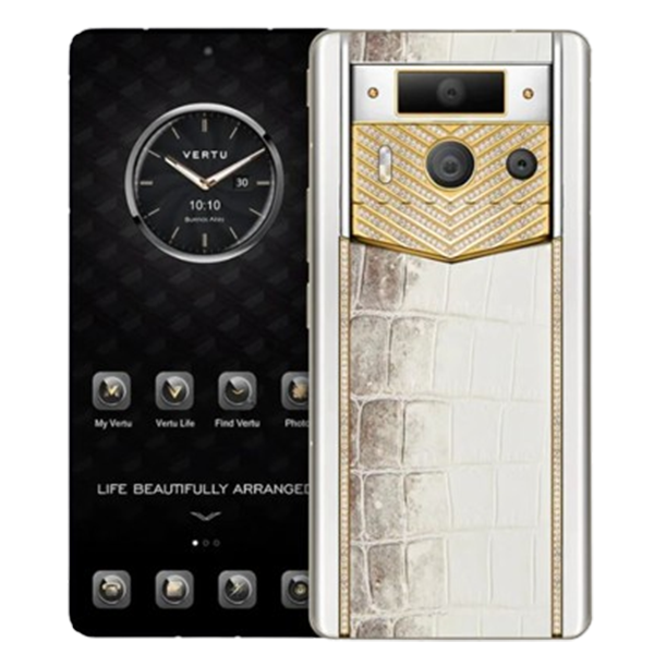  METAVERTU 2 MAX Customized Himalaya Alligator Leather White 
