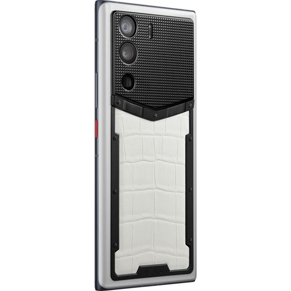  METAVERTU Basic Alligator Leather Creamy White 