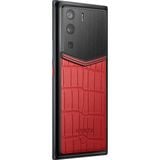  METAVERTU Basic Alligator Leather Flame Red 