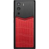 METAVERTU CURVE Basic Alligator Leather Flame Red 