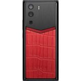  METAVERTU Basic Alligator Leather Flame Red 