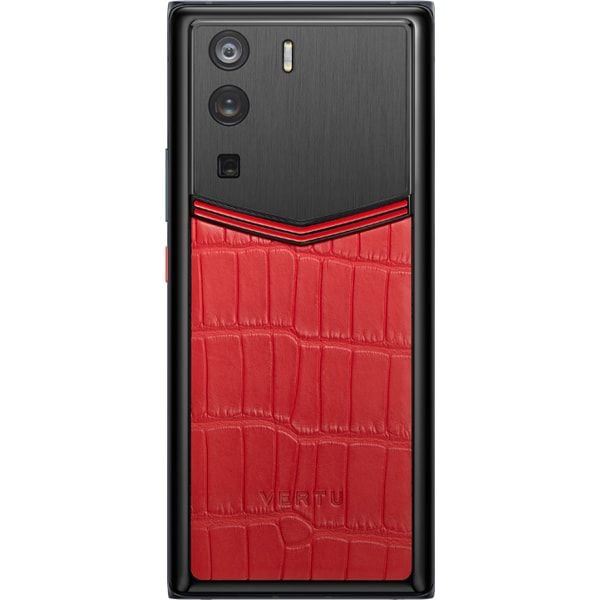  METAVERTU CURVE Basic Alligator Leather Flame Red 