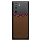  METAVERTU CURVE Enameled Calf Leather Brown Basic 