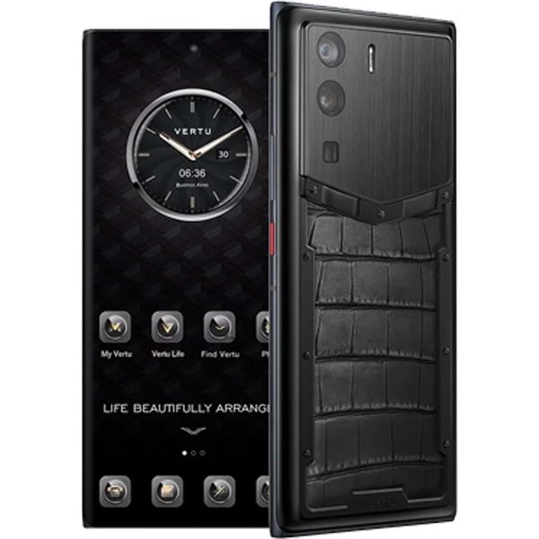  METAVERTU CURVE Iron Black Alligator Leather Basic 