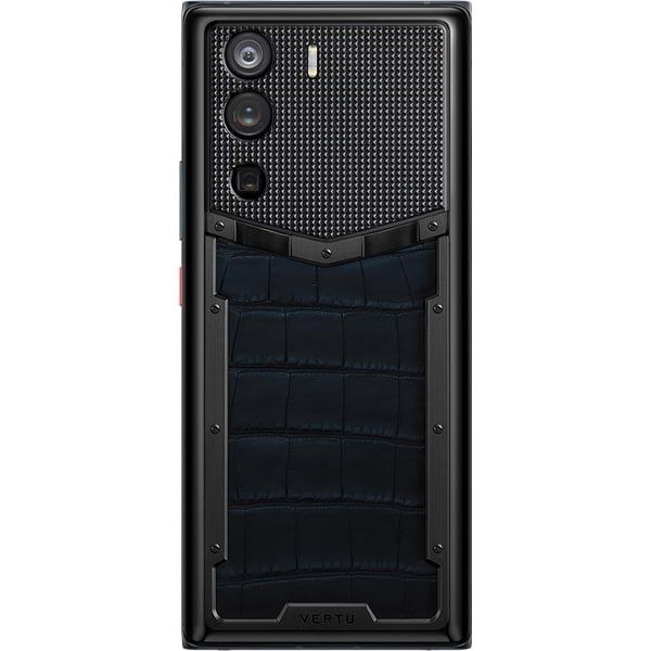  METAVERTU Navy Blue Alligator Leather Clous De Paris Pro 