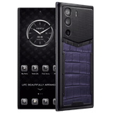  METAVERTU Grape Purple Alligator Leather Clous De Paris Pro 