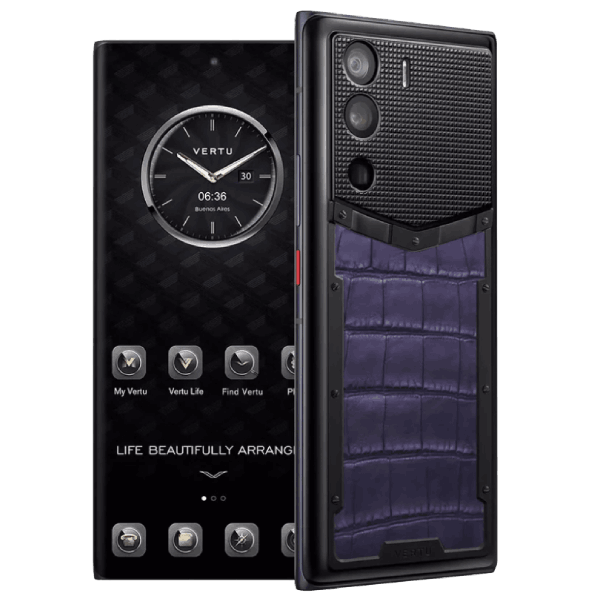  METAVERTU CURVE Grape Purple Alligator Leather Clous De Paris Pro 