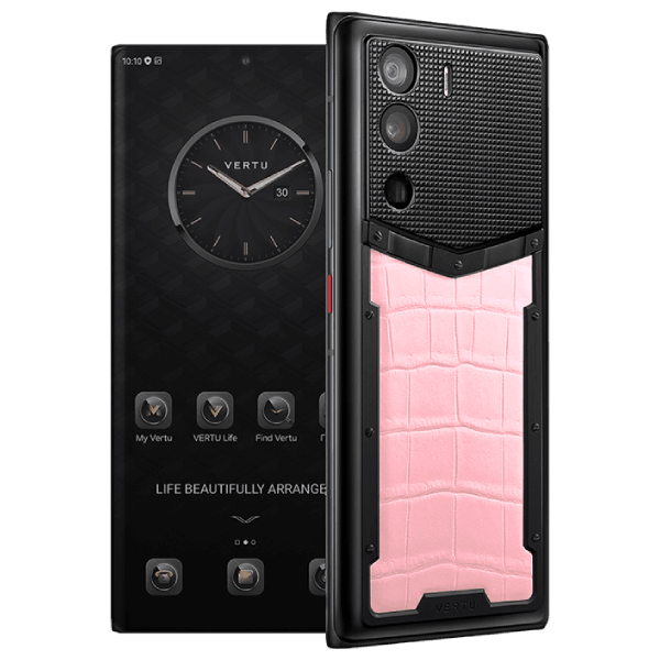 METAVERTU CURVE Sakura Pink Alligator Leather Clous De Paris Pro 