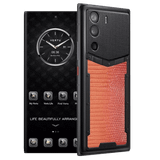  METAVERTU CURVE Basic Lizard Leather Gradient Orange With Clous De Paris 