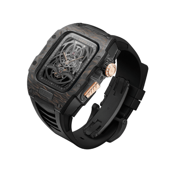  Vertu Watch Stainless Steel Black Gold 