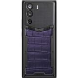  METAVERTU Grape Purple Alligator Leather Clous De Paris Pro 