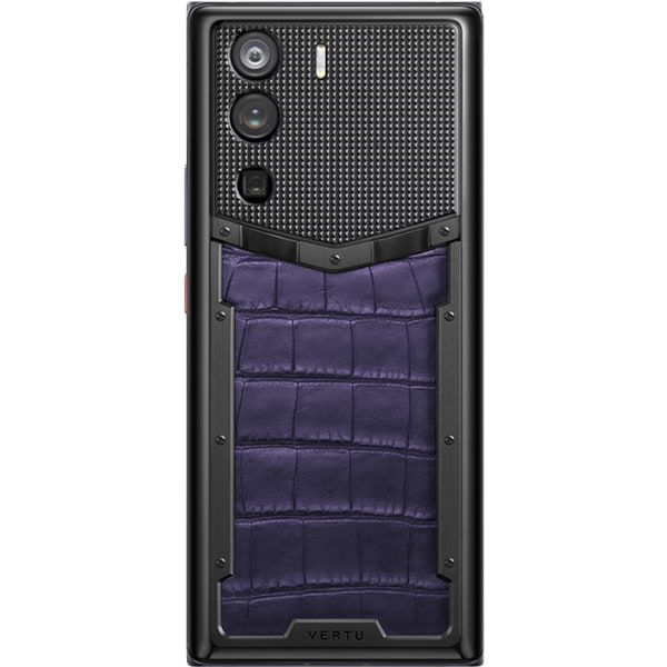  METAVERTU Grape Purple Alligator Leather Clous De Paris Pro 