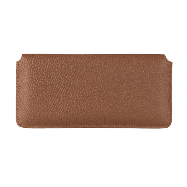  METAVERTU Wallet Calf Case Phone Bag Caramel Brown 