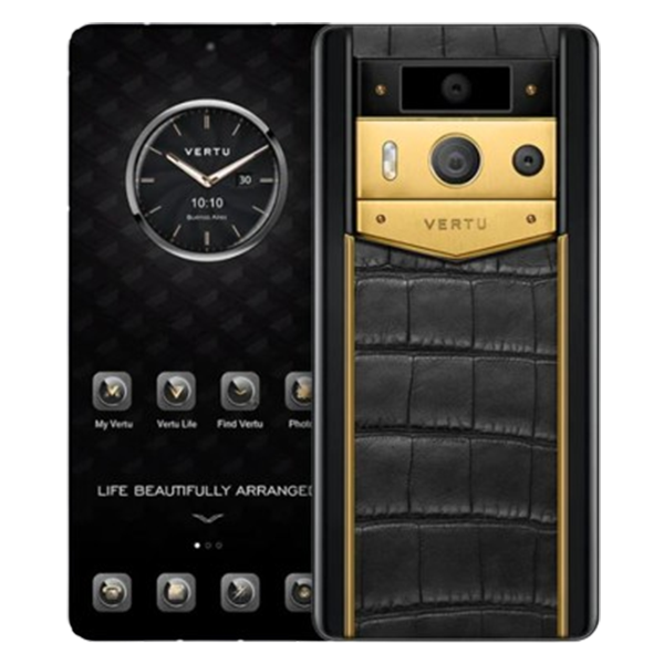  METAVERTU 2 MAX Generation Luxury Custom Made Alligator Gold Black 