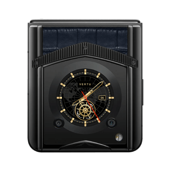  Vertu Ironflip Navy Blue Alligator 