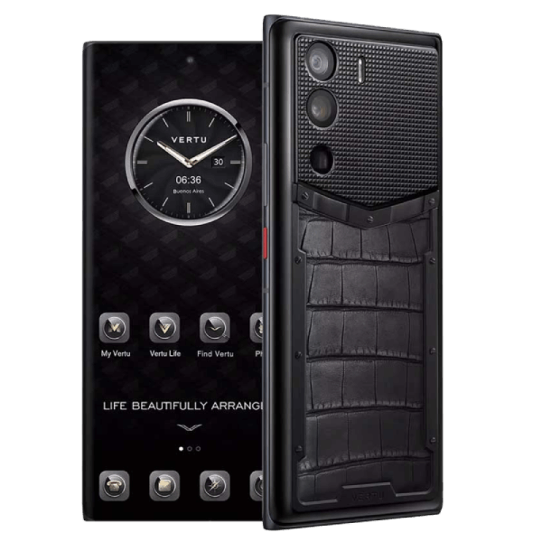  METAVERTU CURVE Iron Black Alligator Leather Pro 