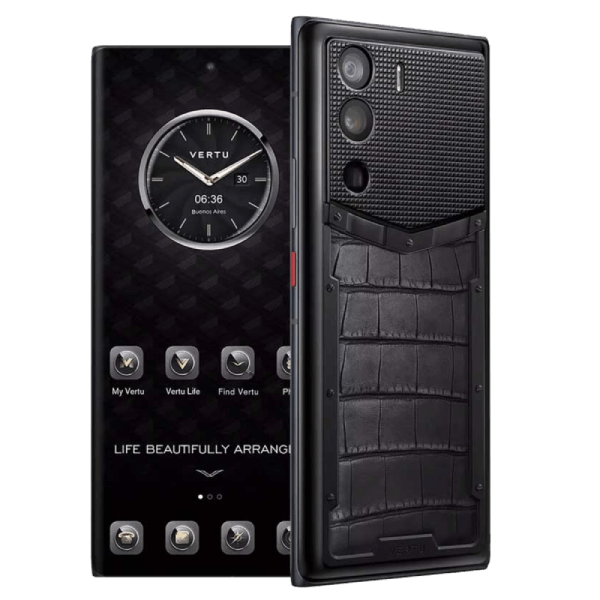  METAVERTU Iron Black Alligator Leather Pro 