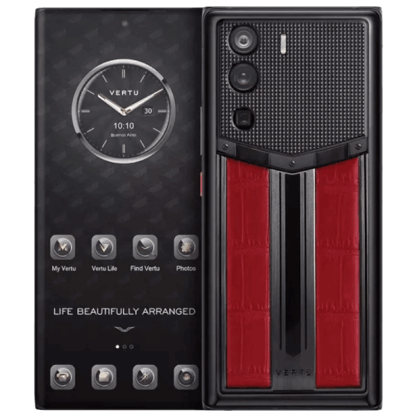 METAVERTU CURVE Race Track Design Alligator Skin - Flame Red Basic