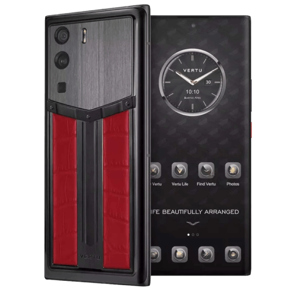  METAVERTU CURVE Race Track Design Alligator Skin - Flame Red Pro 