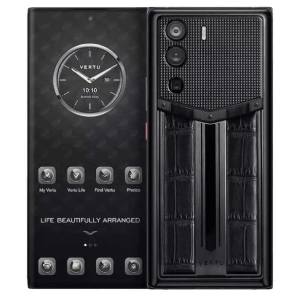  METAVERTU Race Track Design Black Alligator Clous De Paris Pro 