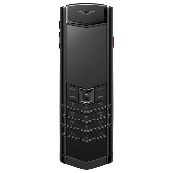 Vertu Signature S Black Steel Black Jade Calf