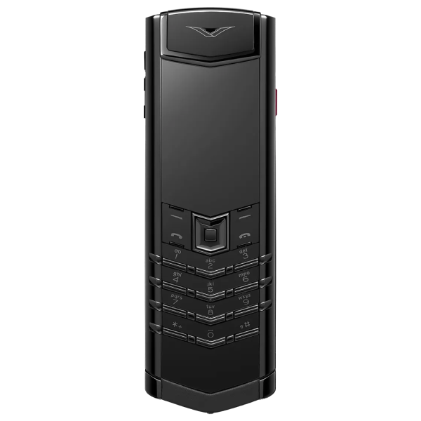  Vertu Signature S+ Black Steel Black Jade Calf 