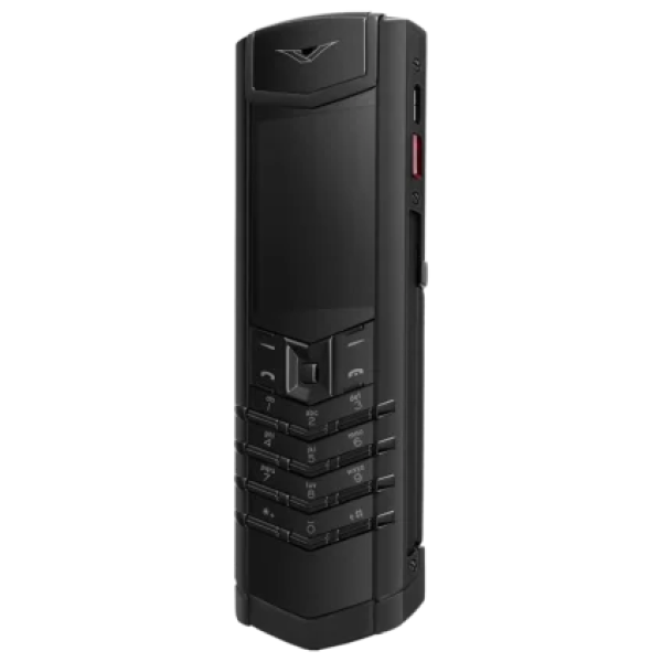  Vertu Signature S+ Black Steel Black Jade Calf 