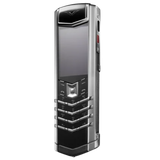  Vertu Signature S+ White Steel Jade Black Calf 