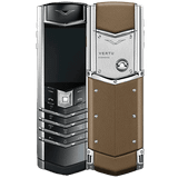  Vertu SIGNATURE V Stainless Steel Silver Khaki Brown 